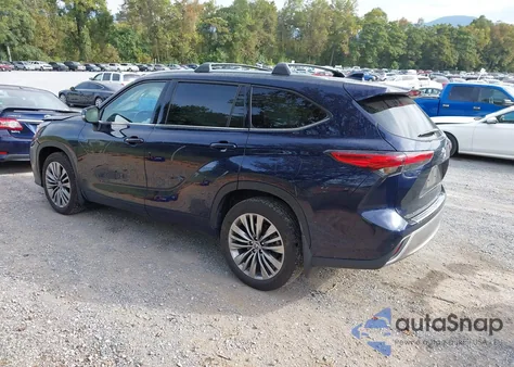 2021 Toyota Highlander Platinum from USA, damaged, VIN 5TDFZRBH9MS073183